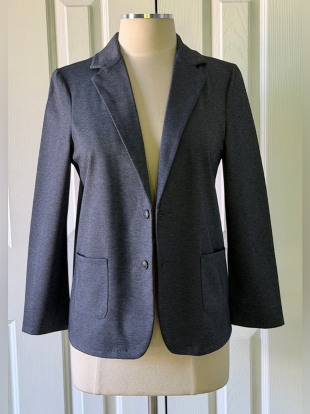 Wonder Nation Boys Gray Blazer Size 14 Husky Stretch Knit Jacket